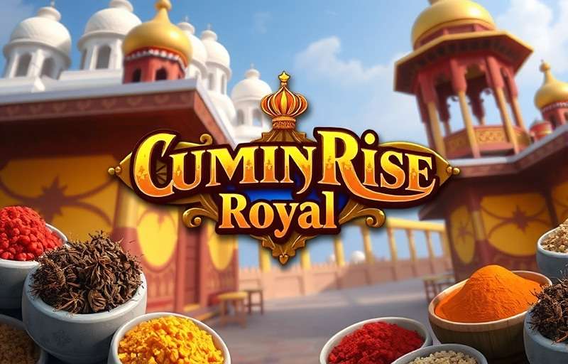 Cumin Rise Royal Official Cover Cumin Rise Royal game cover featuring royal Indian spices and palace market scene